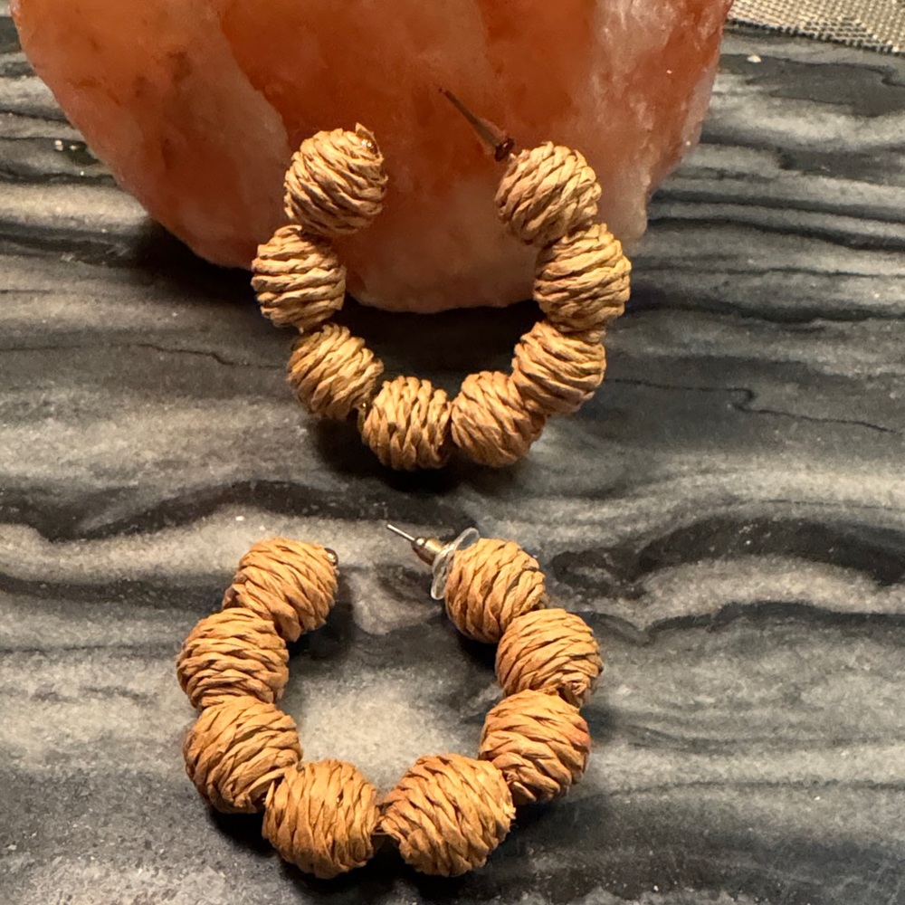 Elegant Twisted Rope Hoop Earrings